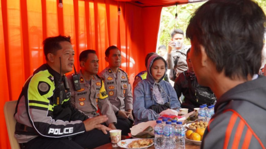 Mudik Balik Lebaran di Wilayah Polres Tasik Terkendali, Meski Terjadi Peningkatan Volume Kendaraan