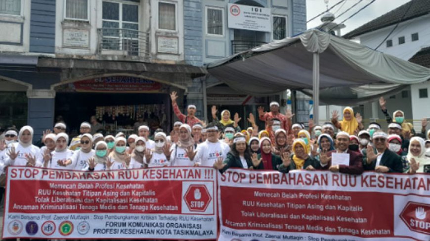 FKOPK Kota Tasik Desak DPR Hentikan Pembasahan RUU Omnibus Law Keesehatan