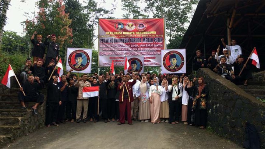 Budayawan Sunda dan Banten Deklarasi Dukung Prabowo Jadi Presiden