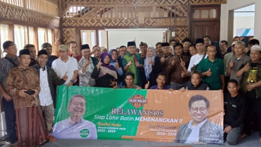 SOS Deklrasi Dukung Cak Imin Presiden dan Saeful Huda Gubernur Jabar 2024