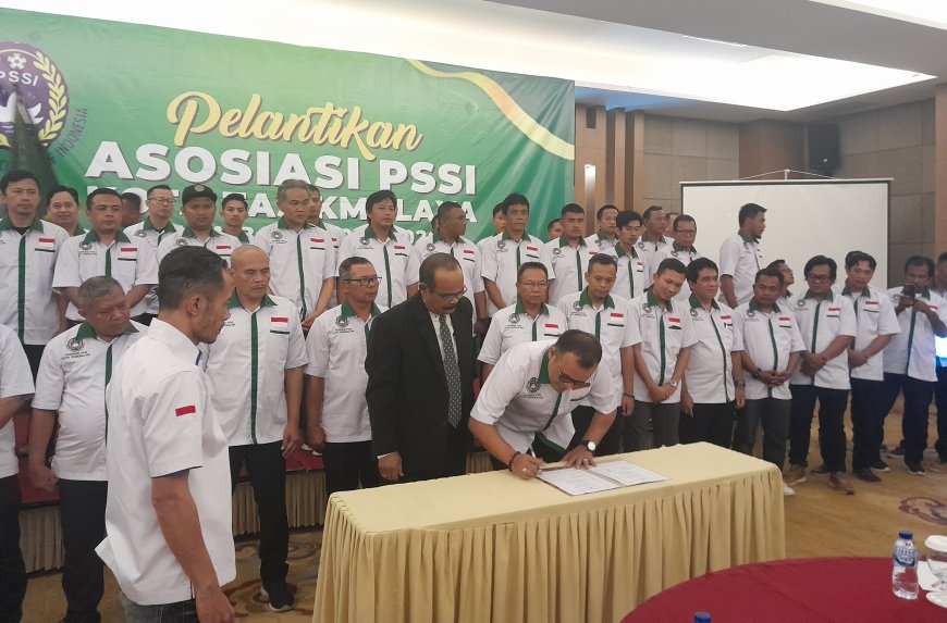 H Wahid Resmi Dilantik Jadi Ketua Askot PSSI Kota Tasikmalaya