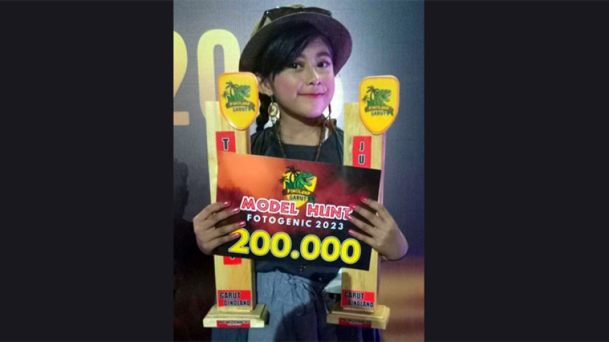 Marissa Nurfadilla Dinobatkan sebagai Juara Umum Model Hunt & Fotogenic se-Jabar