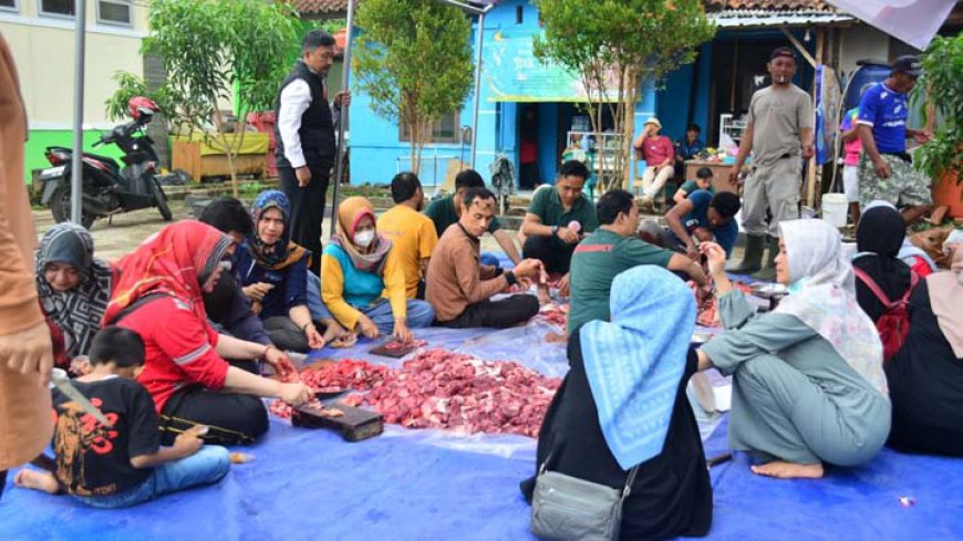 Tingkatkan Ketaatan, PKM Mangkubumi Sembelih Hewan Kurban