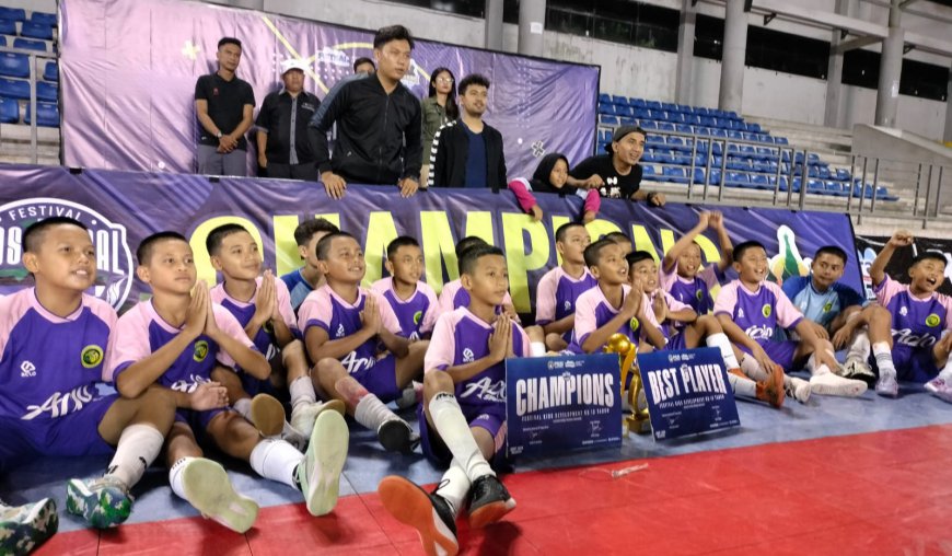 Laga Perdana, Tim Siliwangi Futsal Academy Sabet Juara I dan Best Player di Level Provinsi