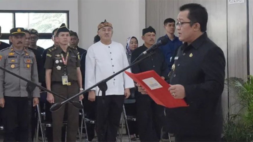 Bupati Tasik Lantik dan Ambil Sumpah Jabatan Pejabat Administrator dan Pengawas