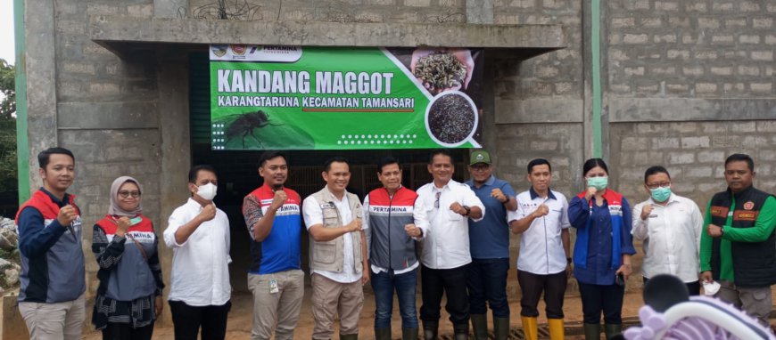 Dinilai Sukses, Pertamina Support Katar Kec. Tamansari Kembangkan Budidaya Maggot