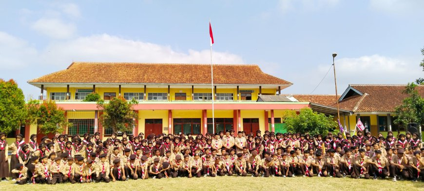 192 Anggota Pramuka Penggalang Kota Tasik Ikuti Jambore Madrasah di Jatinangor