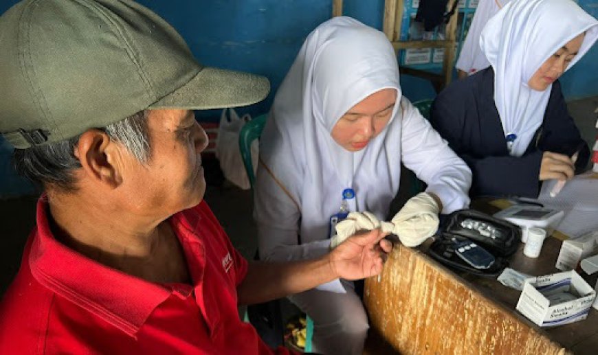 Wujudkan Hidup Sehat Tanpa Hipertensi, Mahasiswa D3 Keperawatan UMTAS Beri Penyuluhan Warga