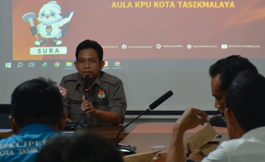 KPU Kota Tasik Tetapkan 617 DCS pada Pemilu 2024, 125 Orang Gagal Nyaleg