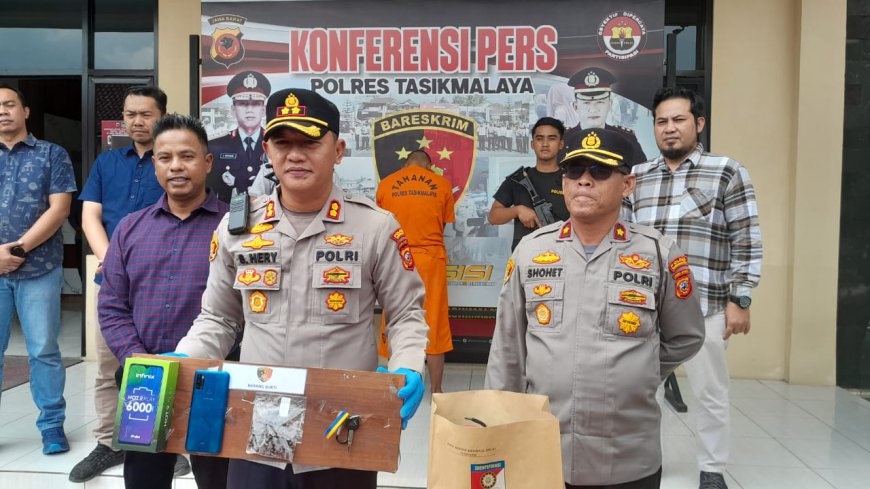 Polisi Ringkus Pelaku Penjambretan Pedagang Pasar Singaparna
