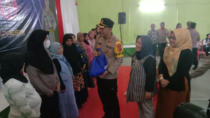 Cegah Resiko Stunting, Polres Tasik Berikan Bantuan Gizi untuk Ratusan Ibu Hamil