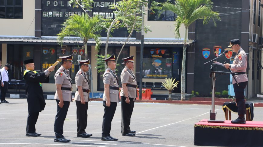 Empat Jabatan Perwira Polres Tasik Diganti, AKP Ari Rinaldo Jadi Kasatreskrim Polres Garut