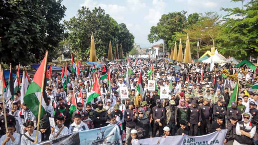 Seruan Dukungan untuk Palestina dari Tasikmalaya