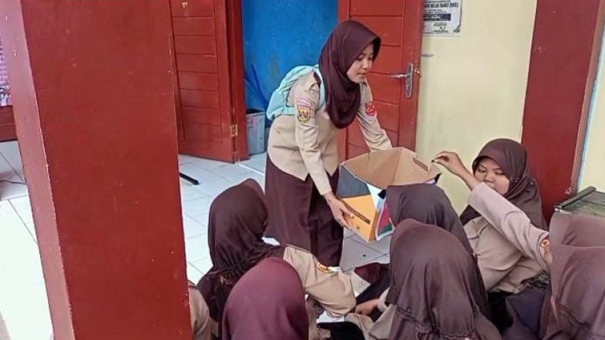 Ratusan Siswa SMK, Galang Donasi untuk Palestina