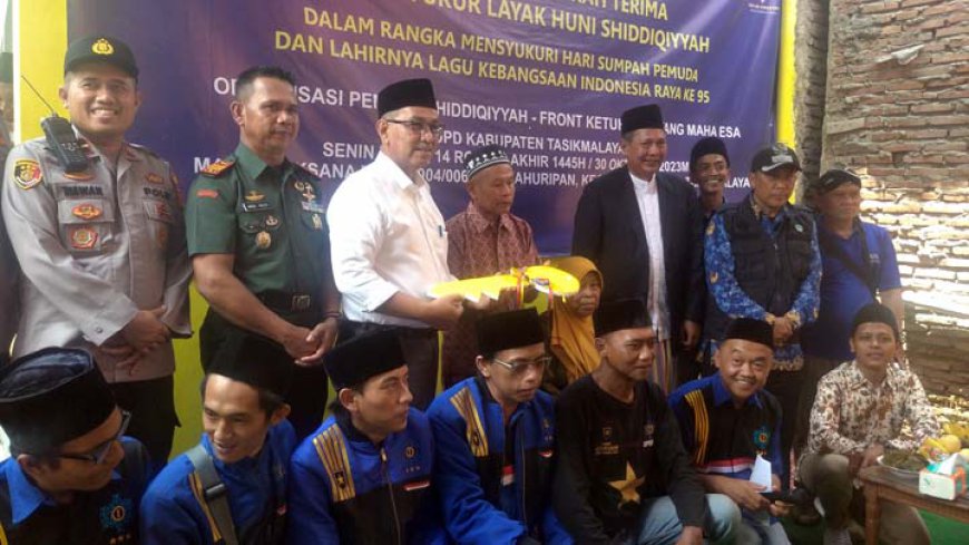 Diresmikan Sekda, OPSHID Bangun Rumah Syukur Layak Huni di Kota Tasik