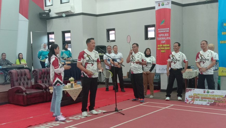 Semarak Hari Pahlawan, Turnamen Badminton Kapolres Tasikmalaya Cup 2023 Kembali Digelar