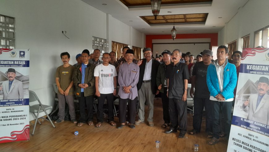 Serap Aspirasi Warga Kel. Kersamenak, H Mamat Siap Bantu Realisasikan