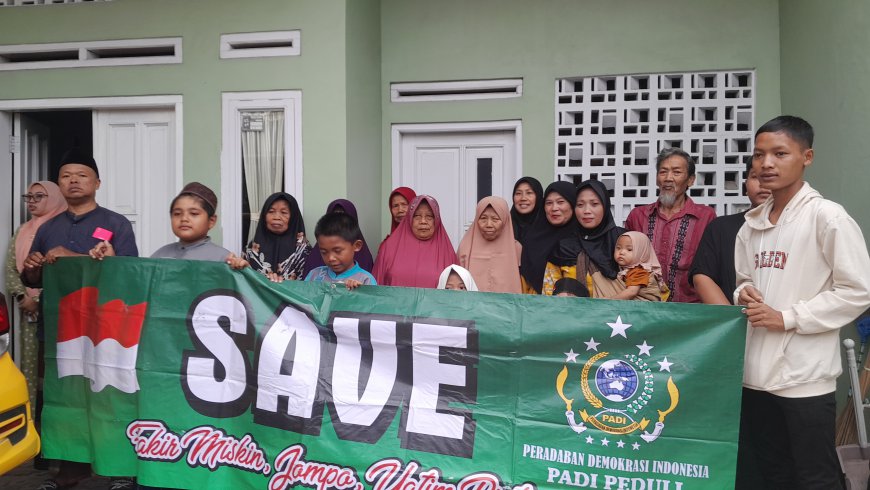 Jum'at Berbagi, Yayasan PNS Santuni Puluhan Jompo dan Anak Yatim di Lengo