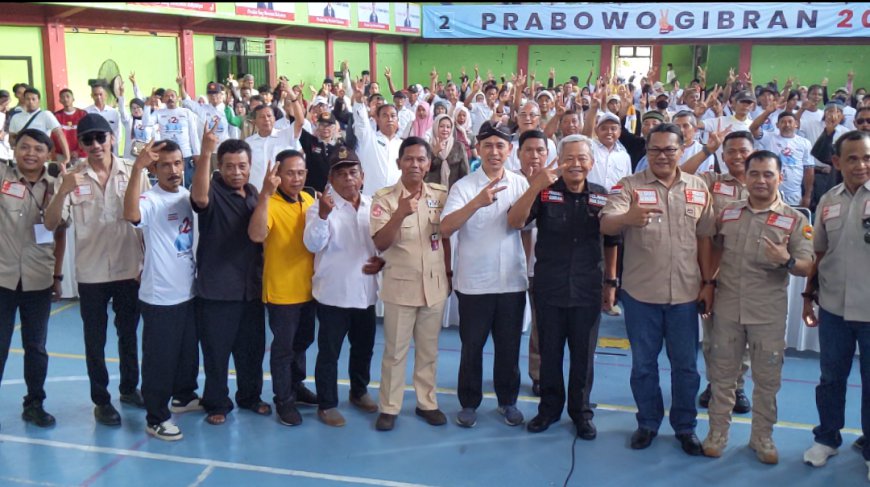 Ribuan Relawan Anak Bangsa Kab. Purworejo Siap Menangkan Prabowo Gibran