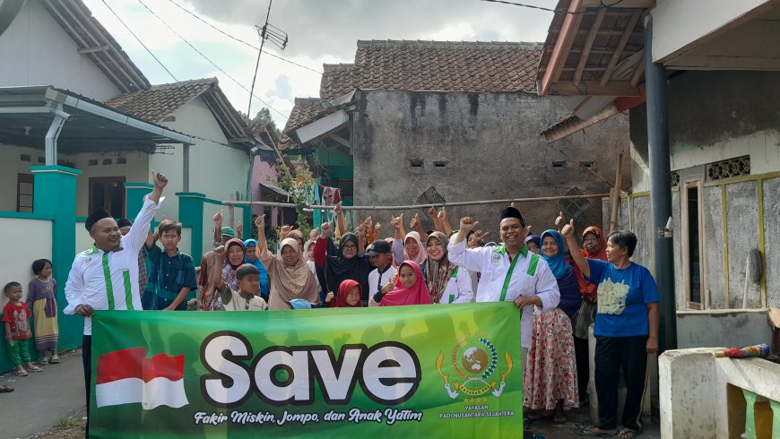 Yayasan PNS Santuni Puluhan Jompo dan Anak Yatim di Karanganyar Kawalu, Wajah Bahagia Nampak Terpancar