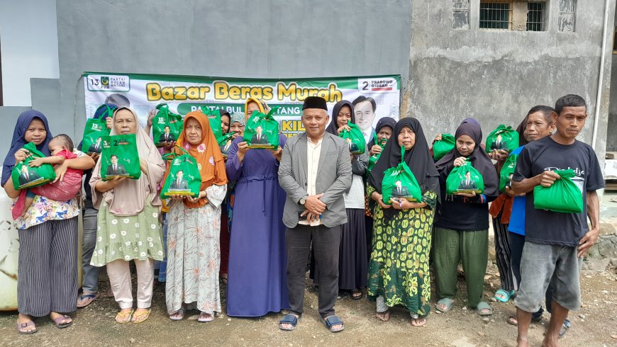Siapkan 600 Paket Beras Murah, Nanang Abdul Ropik: Ini untuk Dongkrak Suara Partai
