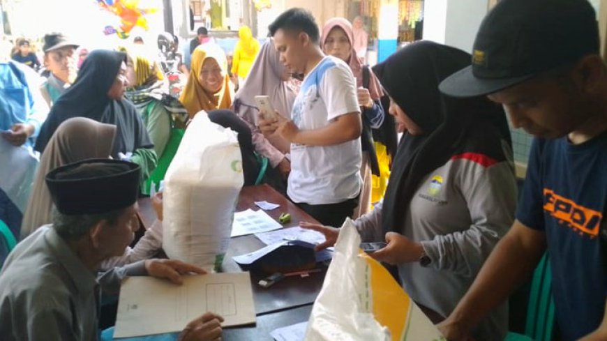 Sebanyak 1.889 KPM di Karangjaya Telah Terima Bantuan Beras CBP