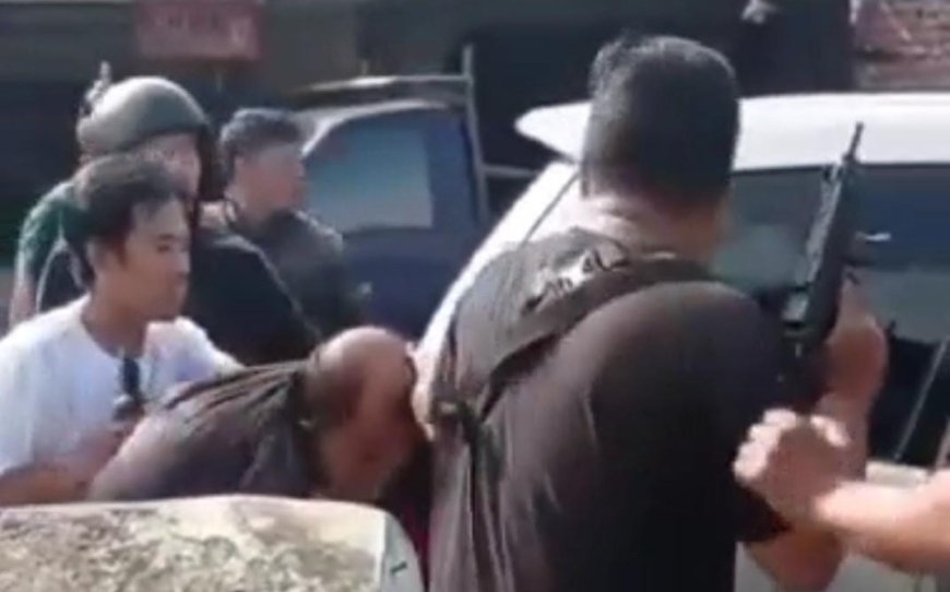 Bak Film Action, Video Penangkapan Komplotan Pencuri Motor oleh Polisi Viral