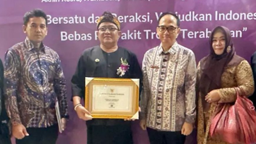 Peringatan Hari NTDs Sedunia, Bupati Tasikmalaya Terima Penghargaan Eliminasi Filariasis