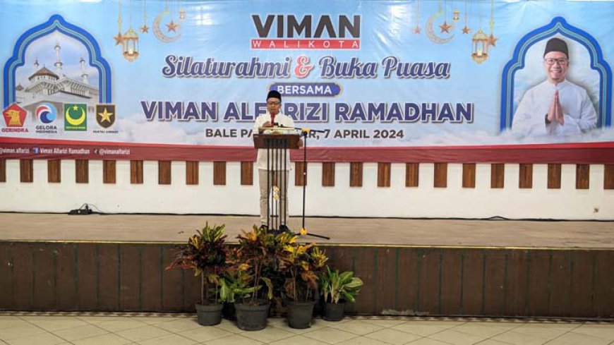 Bukber Bahas Pilkada, Viman Sampaikan Visi Misi