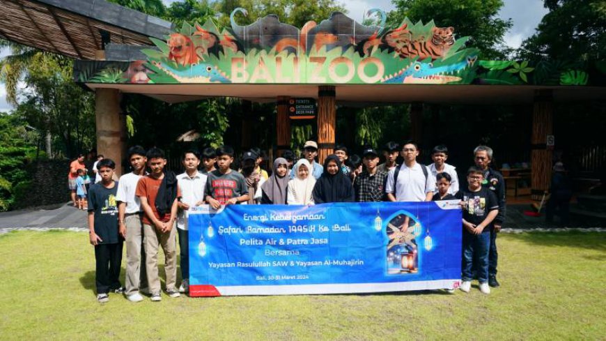 Pelita Air Kolaborasi dengan Patra Jasa Ajak Panti Asuhan Safari Ramadan ke Bali