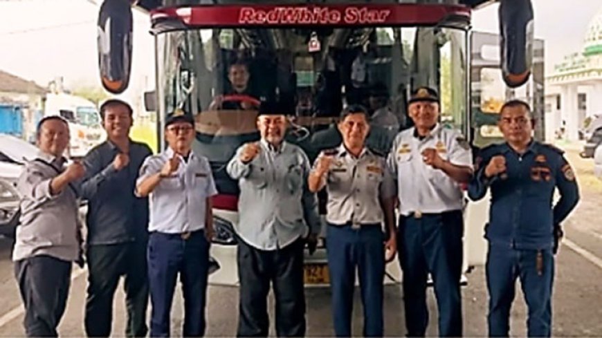 Demi Keselamatan, Dishub Kota Tasik Periksa Kelaikan Kendaraan Calon Jemaah Haji