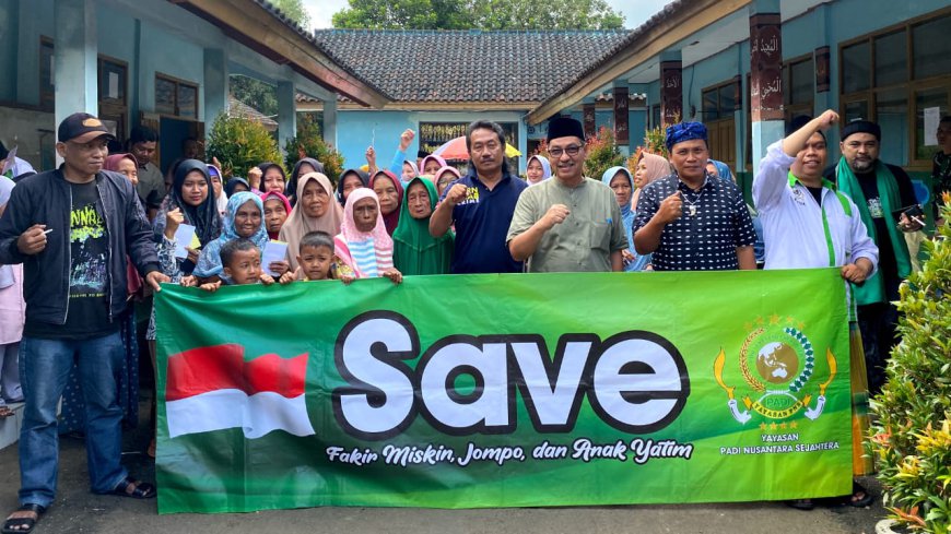 Yayasan Padi Nusantara Sejahtera Kian Masif Berikan Santunan