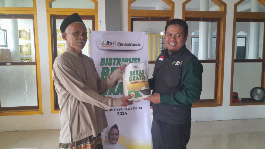 HBI dan inilahtasik Kerjasama Salurkan Bantuan Pangan ke Ponpes Miftahul Ulum