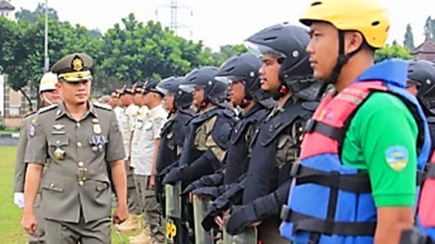 Pj Wali Kota Tasik Harap Satpol PP dan Linmas Lebih Tanggap dan Sigap