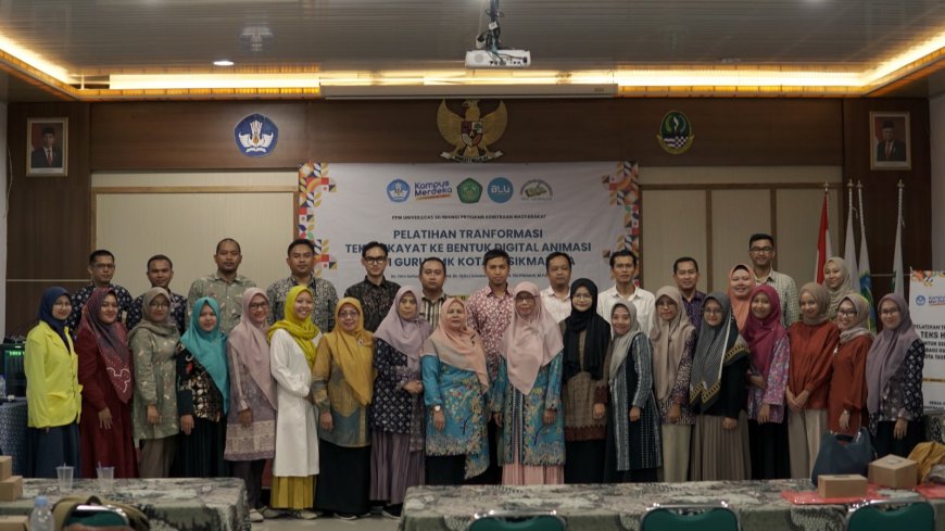 Dosen Unsil Gelar Pelatihan Transformasi Teks Hikayat ke Digital Animasi Bagi Guru Bahasa