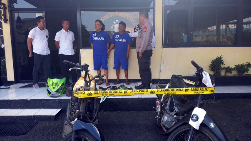 Polisi Amankan Dua Pelaku Curanmor di Kota Tasik