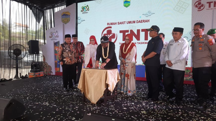 Tingkatkan Layanan Kesehatan Warga Tasela, Bupati Ade Resmikan RSUD Tani Nelayan Tasikmalaya