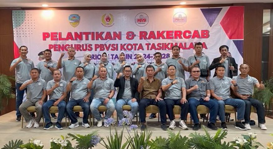 Resmi Dilantik, Pengurus PBVSI Kota Tasik Siap Ukir Prestasi