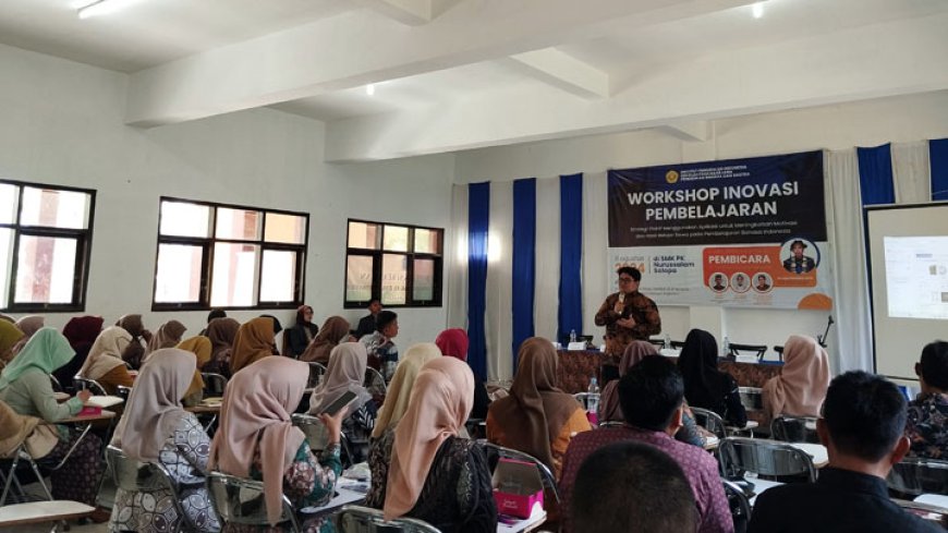 Menolak Gaptek, Guru SD dan SMP di Kab. Tasik Ramai-Ramai Ikuti Workshop PPL IPI Garut di SMK PK Nurussalam