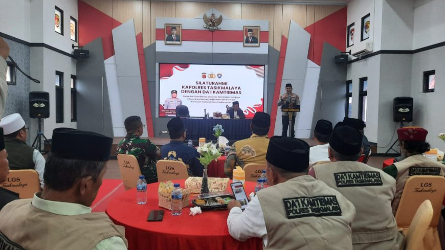 Perkuat Sinergitas dan Jaga Kondusifitas, Kapolres Tasikmalaya Gelar Silaturahmi dengan Da'i Kamtibmas