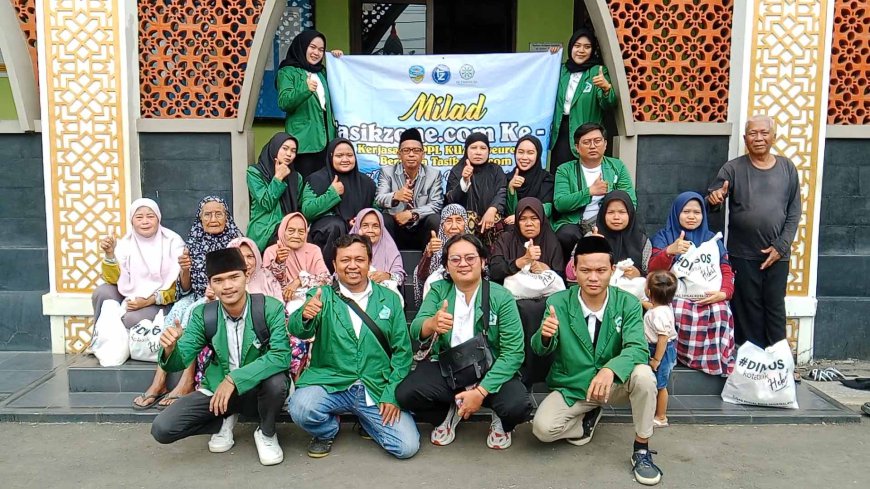 Peringati Hari Jadi Ke-8, Tasikzone Kembali Bantu Masyarakat