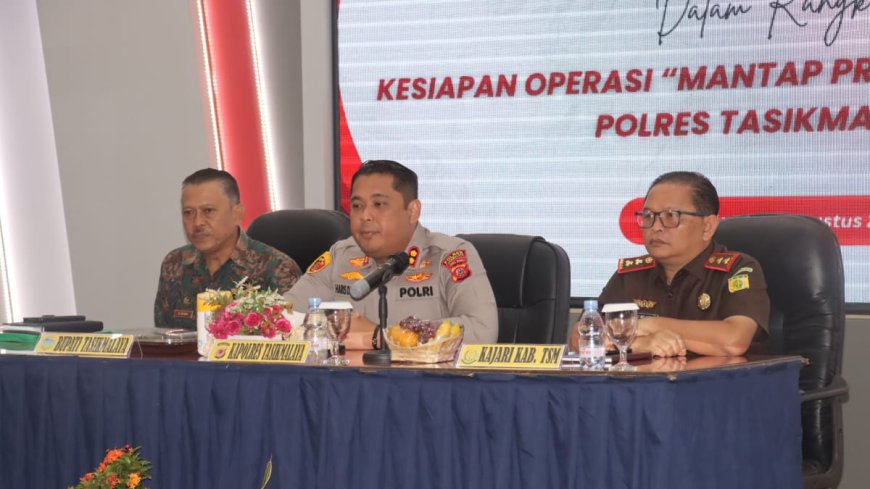 Pengamanan Pilkada Serentak, Polres Tasikmalaya Gelar Rakor Lintas Sektoral