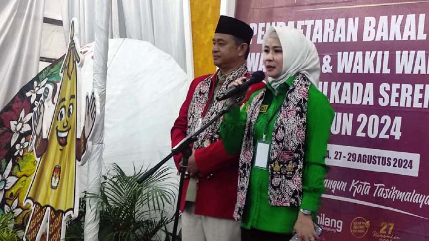 Berpasangan dengan Muslim, Nurhayati Satu-Satunya Perempuan Hiasi Kontestasi Pilkada Kota Tasikmalaya