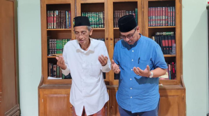 Silaturahmi ke KH Aban Bunyamin, Ivan Dicksan Dapat Do'a Restu Jadi Wali Kota