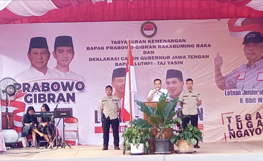Relawan Anak Bangsa Nasional Satu Komando Menangkan Pasangan Luthfi dan Taj Yasin di Pilgub Jateng