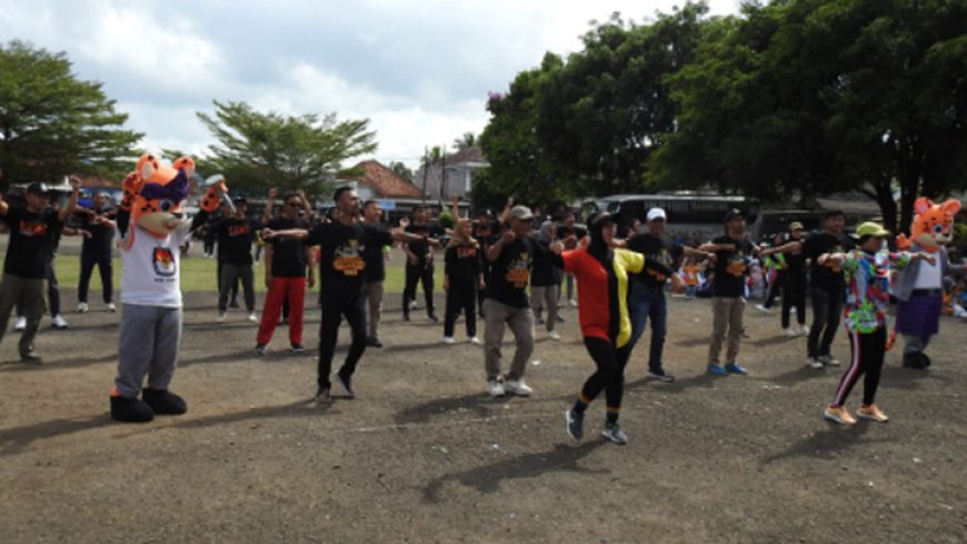 Sosialisasi Pilkada 2024 di Kecamatan Kawali. Masyarakat Antusias Ikuti Berbagai Kegiatan