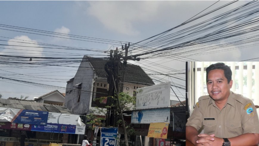 Marak Tiang Internet Ilegal, Dinas PUTR Kota Tasik Tegaskan Bakal Tindak Provider Nakal