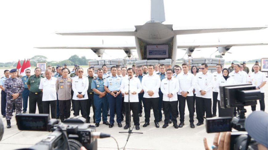 Kementerian Imigrasi dan Pemasyarakatan Salurkan Bantuan untuk Pengungsi Erupsi Gunung Lewotobi