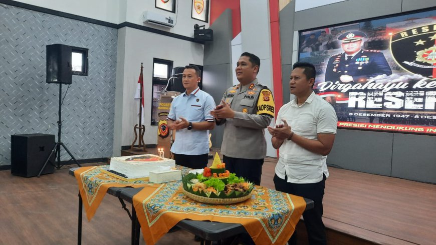 Rayakan Ultah Ke 77, Satuan Reserse Polres Tasikmalaya Komitmen Utamakan Kepentingan Masyarakat