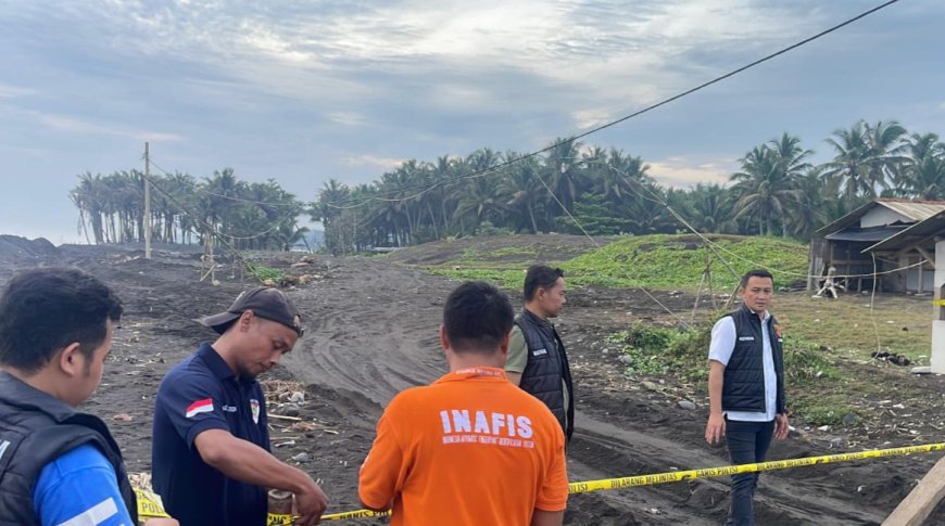 Pasca Penutupan Tambang Ilegal di Pesisir Pantai Selatan Tasikmalaya, Polisi Lakukan Pendalaman